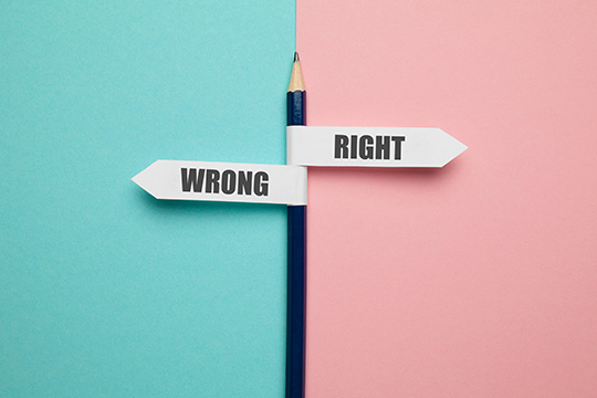#34. Right Versus Wrong